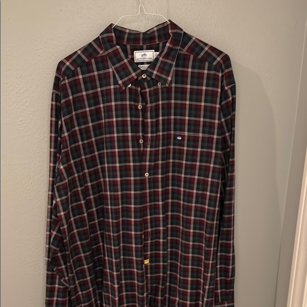 Southern Tide Men's Plaid Shirt - XXL